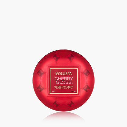 Cherry Gloss - Mini Tin Candle