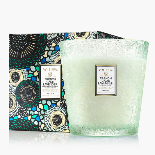 French Cade Lavender - 3 Wick Hearth Candle