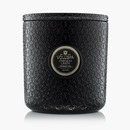 French Linen - 5 Wick Hearth Candle