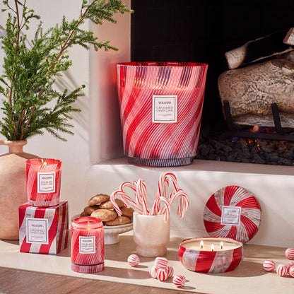 Crushed Candy Cane - 5 Wick Hearth Candle