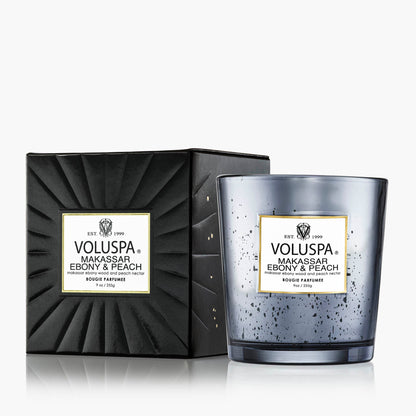 Makassar Ebony & Peach - Classic Candle
