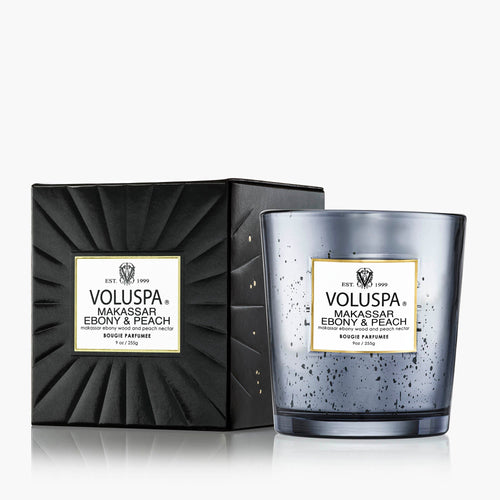 Makassar Ebony & Peach - Classic Candle
