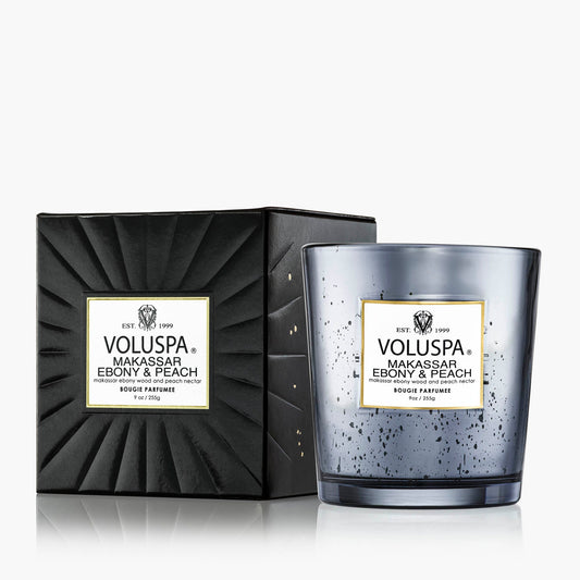 Makassar Ebony & Peach - Classic Candle