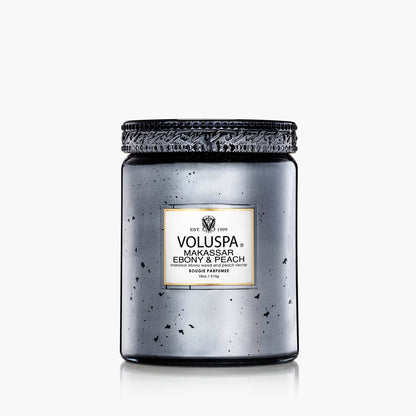 Makassar Ebony & Peach - Large Jar Candle