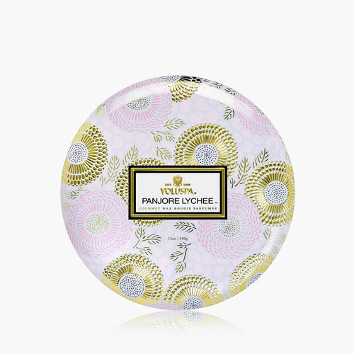Panjore Lychee - 3 Wick Tin Candle