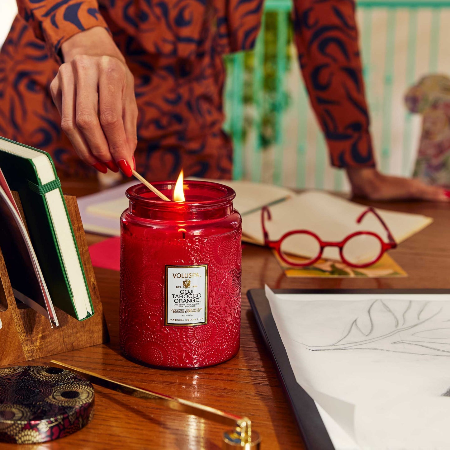 Goji Tarocco Orange - Large Jar Candle