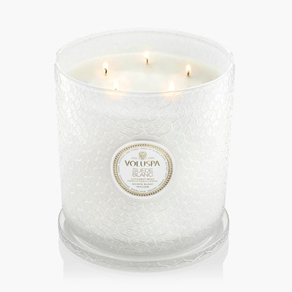 Suede Blanc - 5 Wick Hearth Candle